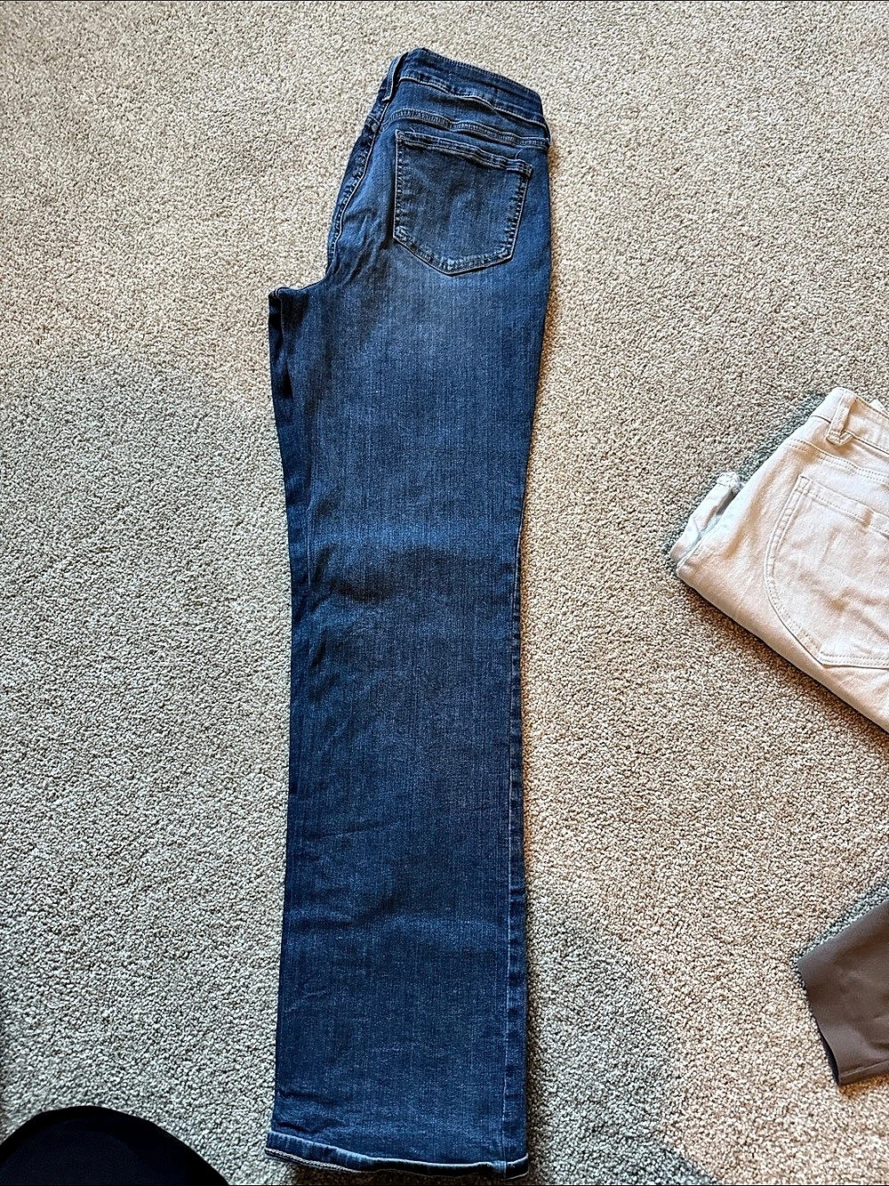 NYDJ Marilyn Straight Leg Jeans Blue Waist 8
